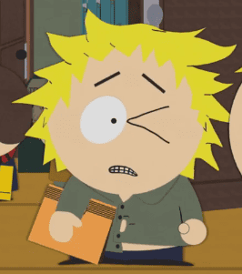 SouthPark Tweek character - drinks lots of coffee.